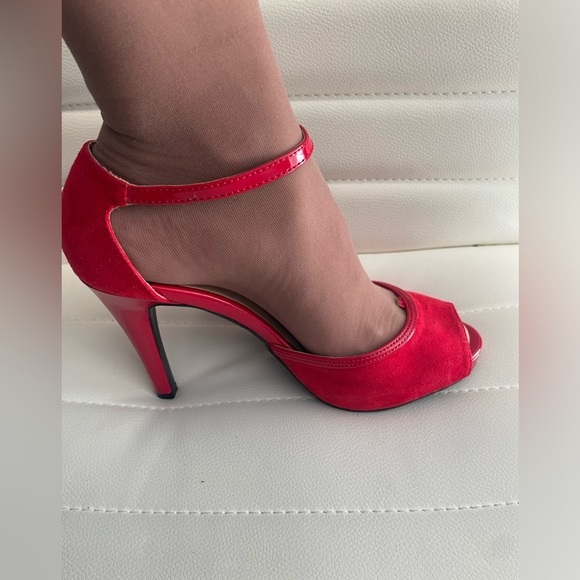 GLO JEANS Red Heel Shoes - Picture 3 of 8